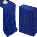 12 Pack Royal Blue Cheesecloth Table Runner 10ft Boho Gauze Fabric Cheese Cloth by Pepmily