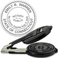MaxMark Insert Only for Notary Seal Round Embosser for Connecticut State by Maxmark