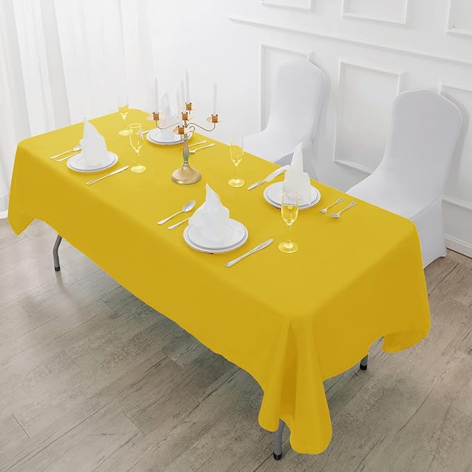 Fokitut 2 Pack Waterproof Rectangle Tablecloth, 60x120 Inch, Stain Resistant - Image 5