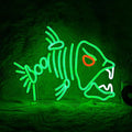 Fish Neon Sign LED Skeleton Fish Neon Light by LIUOZHTEALEDNEONSIGN