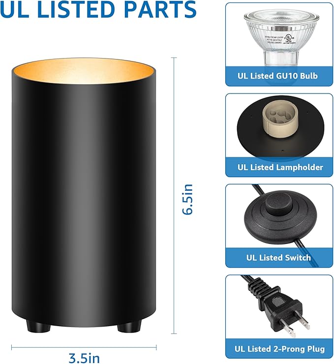 SUNVIE 2 Pack Uplighting Indoor Floor Can Light Spotlight, Up Lights Indoor - Image 5