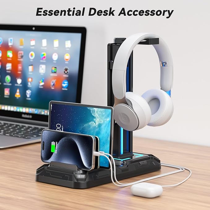 KDD Headset Stand with Charging Station - Image 8