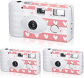 3 Pack Disposable Camera for Wedding Simple Use Color Film Camera by Kigeli