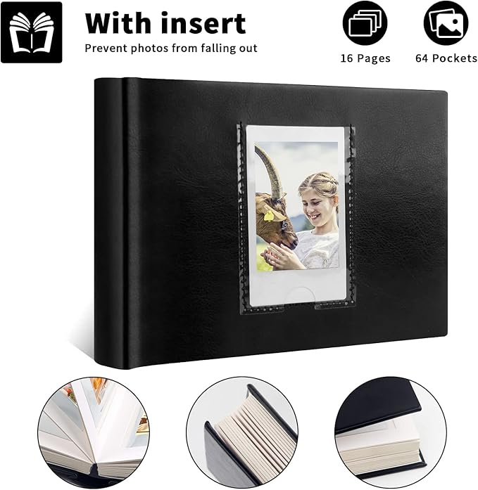 64 Pocket Mini Photo Album - Image 3