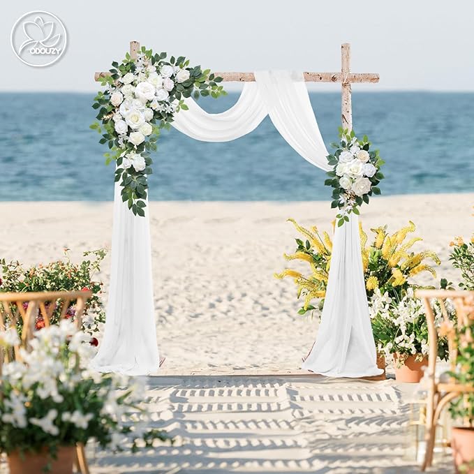 Wedding Arch Flowers Kit, Artificial Flower Arch Decor - Image 5