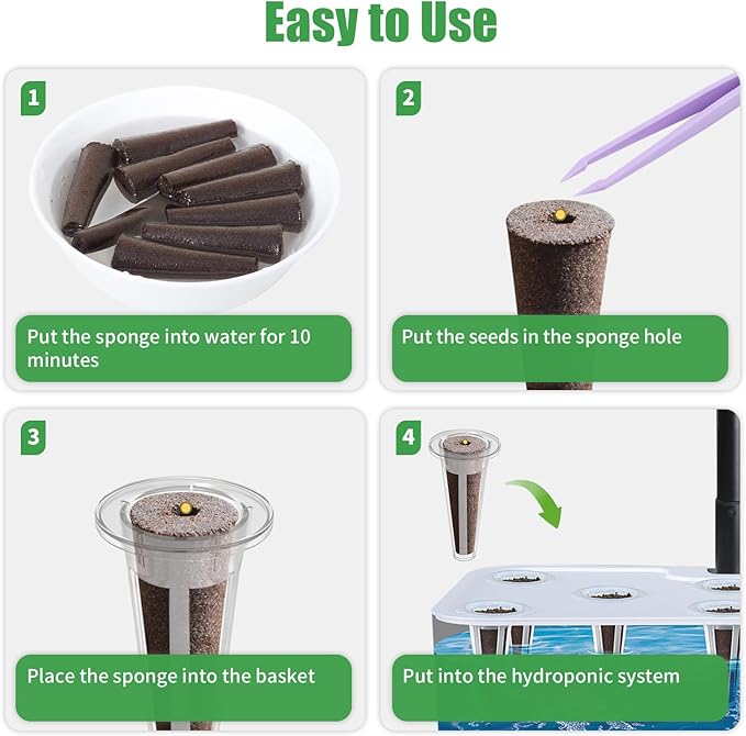 101 Pcs Hydroponic Pod Kit for Aero Garden - Image 6