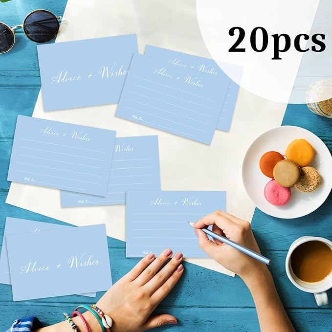 Blue Advice And Wishes Cards, Advice Cards - Image 3