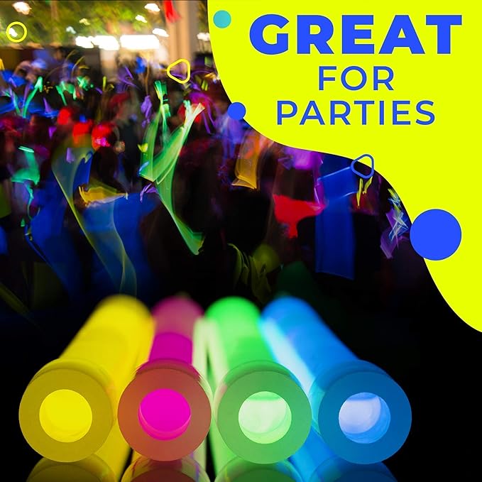 32 PCS Ultra Bright 6 Inch Glow Sticks - Image 4