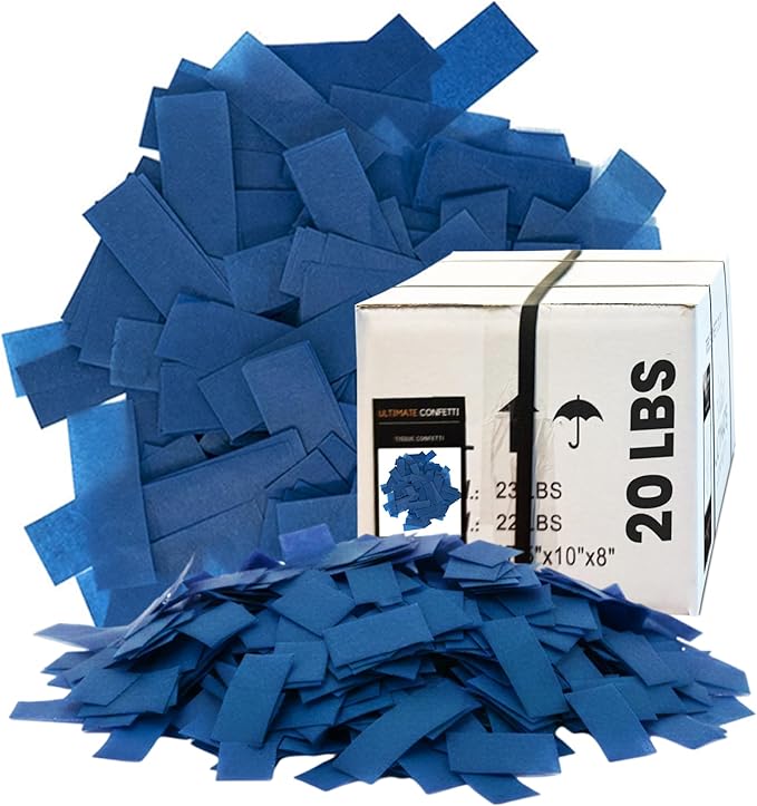 Ultimate Confetti, Dark Blue Biodegradable Confetti by UltimateConfetti