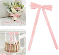 AIMUDI Baby Pink Bows 5 × 10" Satin Bows by AIMUDI