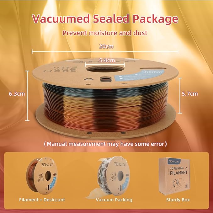 Transparent Multi Rainbow Color Gradient Change PLA 1.75mm 1KG 3D Printing - Image 6
