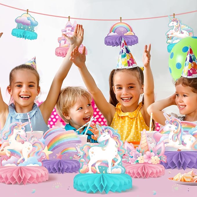 Unicorn Birthday Party Supplies Set - Image 5