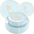 KIRE 60 Pieces Easter plates by KIRE