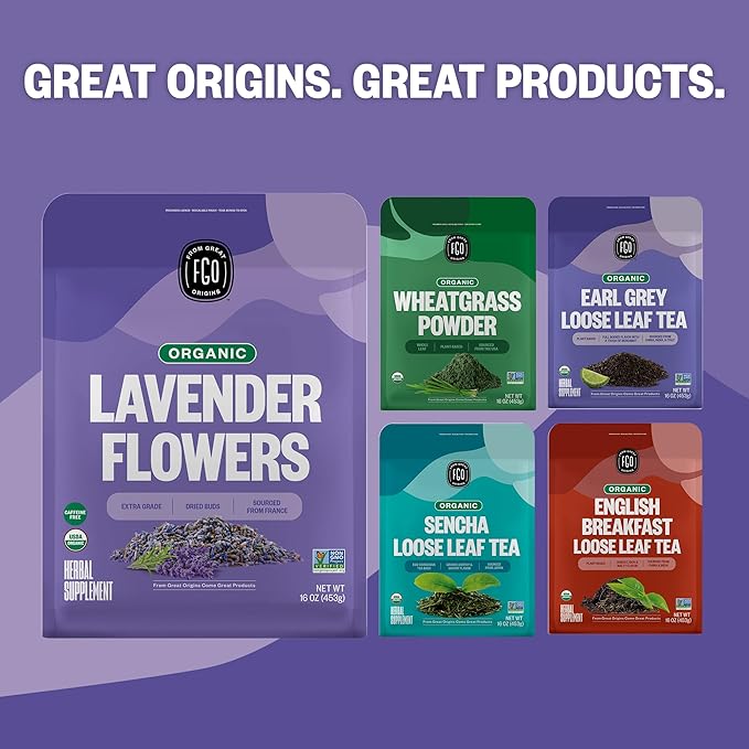 FGO Organic Dried Lavender Flowers, Extra Grade Dried Buds, Imported From France - Image 7