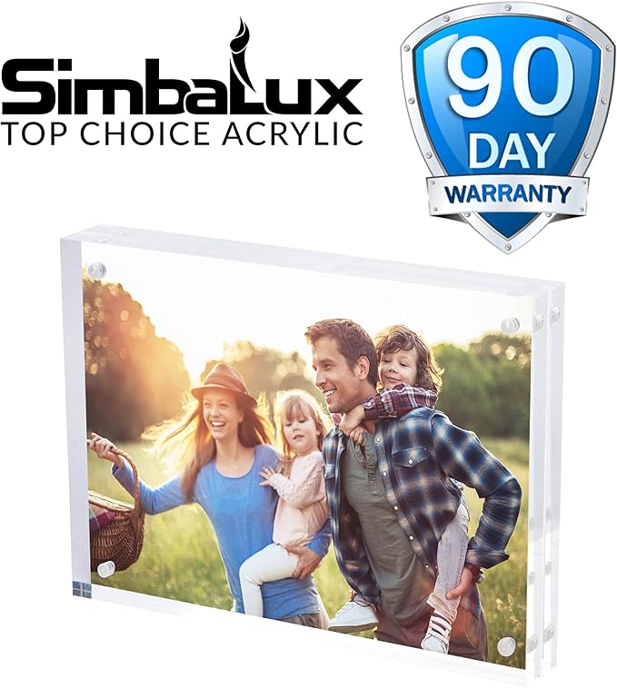 SimbaLux Magnetic Acrylic Picture Photo Frame 6x8 inches - Image 7