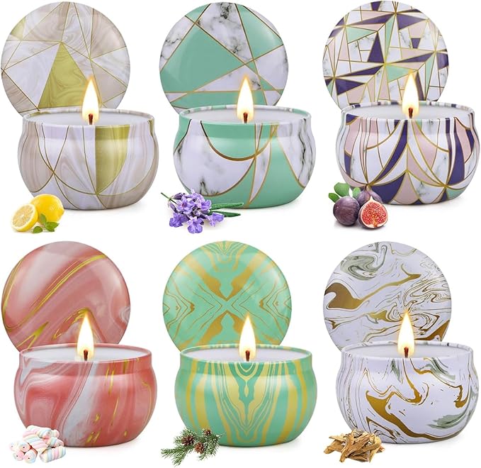6 Pack Scented Candles Gifts Set, Aromatherapy Candles - Image 9