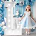 Ledido 4FT Marquee Light Up Letters, Cool White Light Up Letters Large Marquee by Ledido