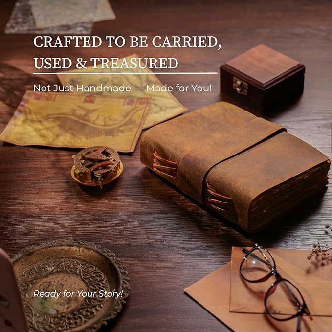 NomadCraftsCo. Vintage Leather Journal - Image 6