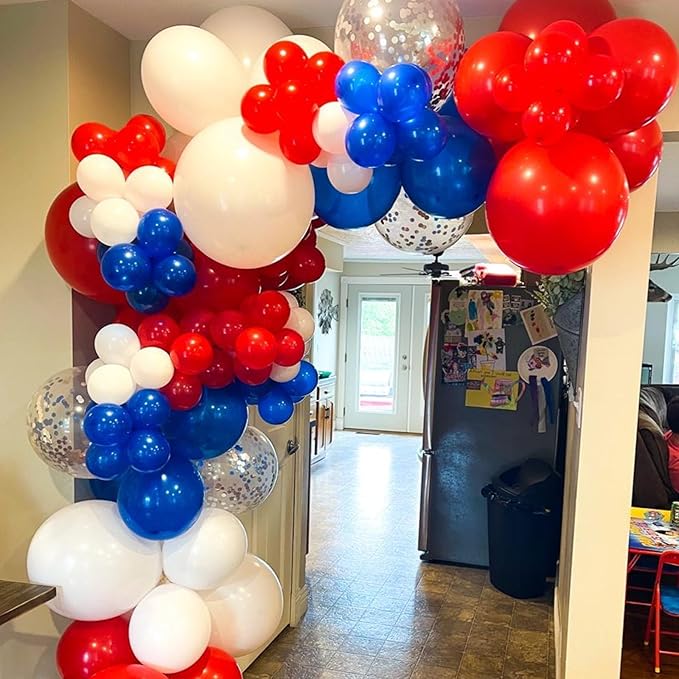 Red White Blue Balloons - Image 5