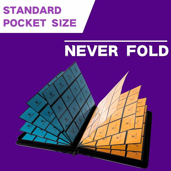 1000+ Pockets Trading Card Binder, 16-Pocket Card Ablum Compatible - Image 2