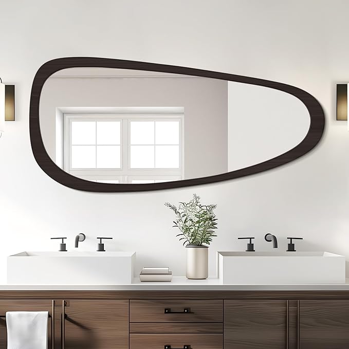 WallBeyond Asymmetrical Mirror, Irregular Wall Mirror, Wall Mirrors Decorative - Image 3