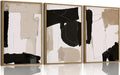 myusuar 3 Piece Large Modern Abstract Canvas Framed Wall Art by Unknown