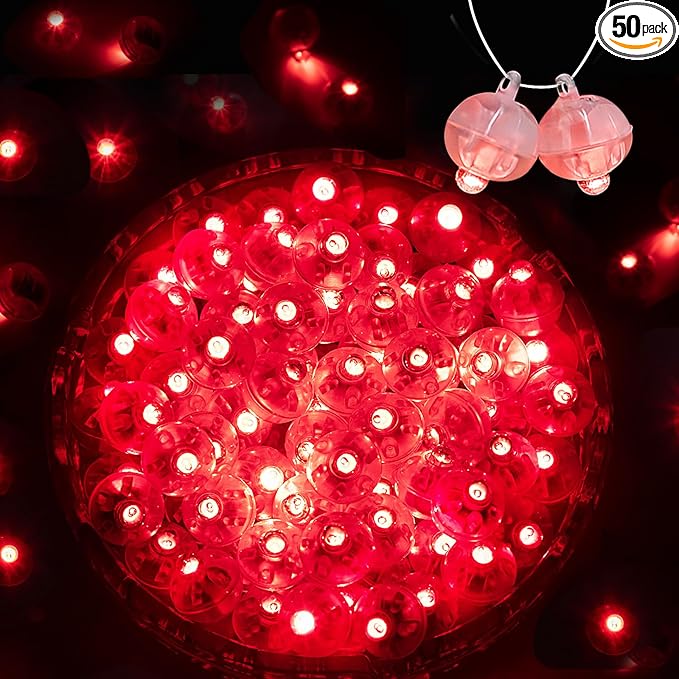ZGWJ 50PCs Mini Led Lights, Led Balloons Light by ZGWJ