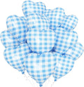 Blue White Checkered Heart Balloons by Adorely