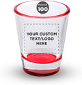 Custom Shot Glasses 1.75 oz. Set of 100, Personalized Bulk Pack by DISCOUNTPROMOS