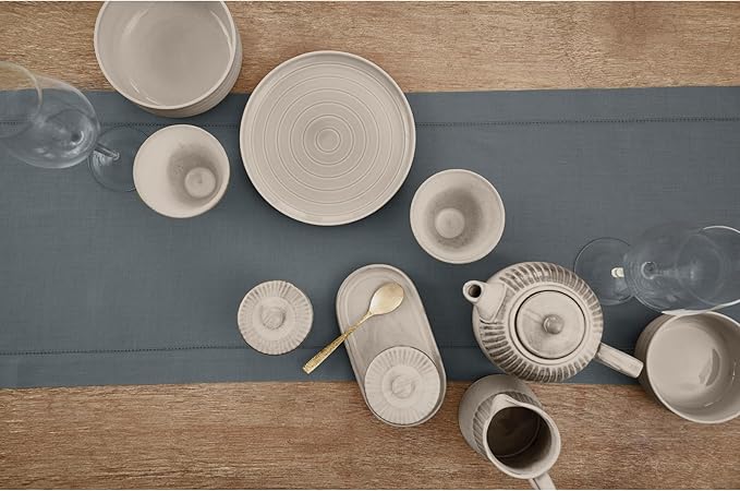 Solino Home Linen Hemstitch Table Runner 36 Inches - Image 3