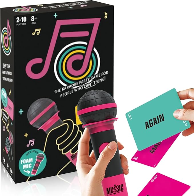 Mic misheard Music Trivia Card Game, Karaoke Party Game by Unknown