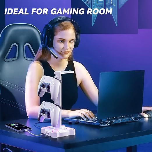 KDD Gaming Headphones Stand, Rotatable Headset Stand - Image 7