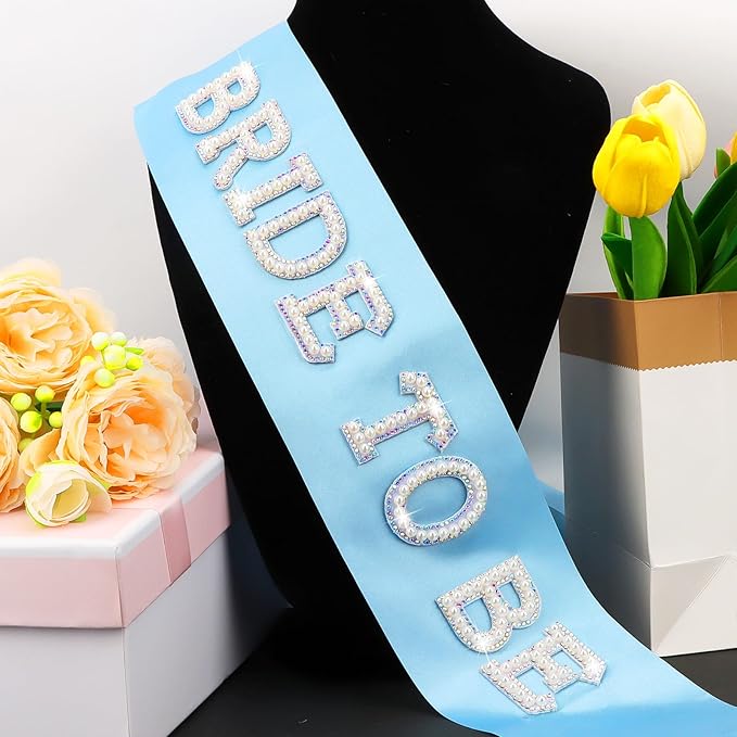 Blue Bride to Be Sash Bride Sash Bachelorette Party Decorations Bridal Shower - Image 7