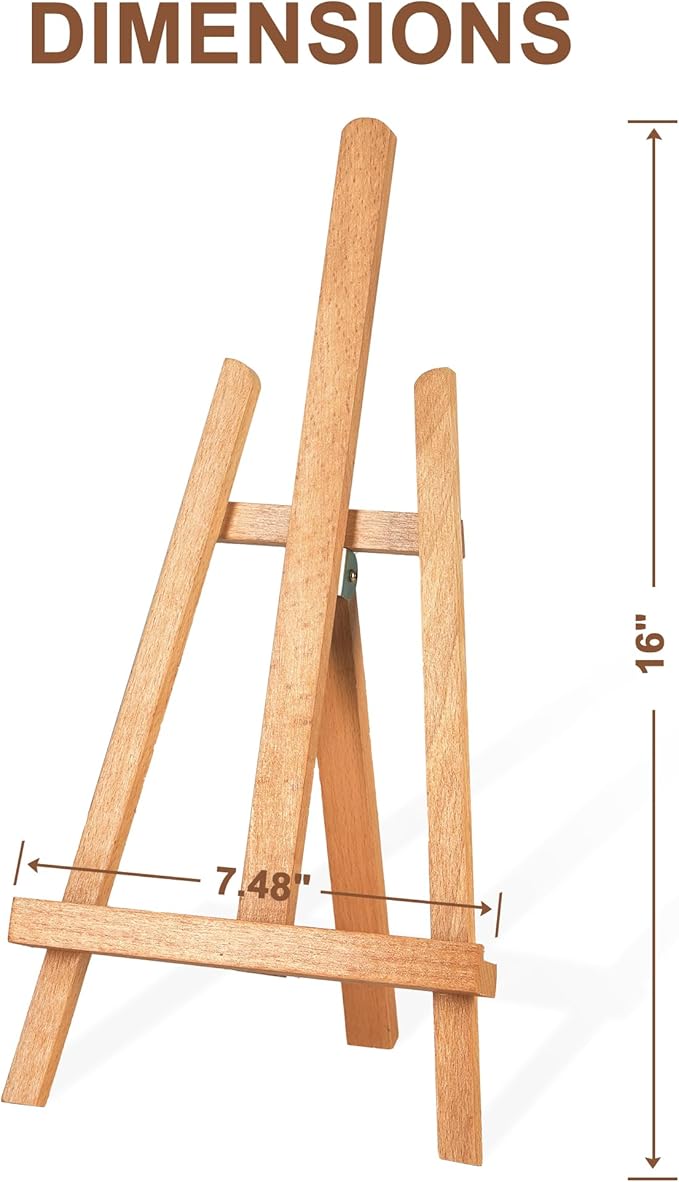 16 Inch Tabletop Easel Stand for Painting Canvas Table Top Easels for Display - Image 4
