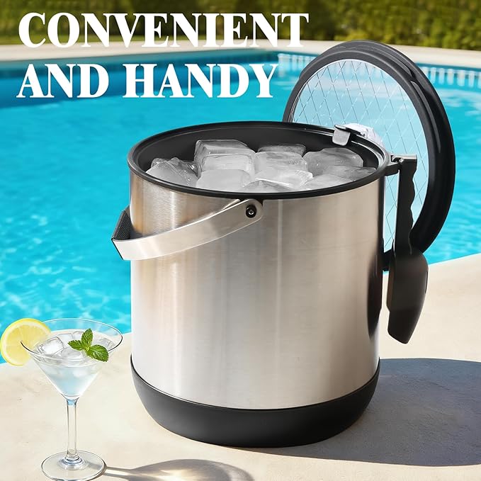 7QT/6.8LDouble-Wall Insulated Ice Bucket - Image 2