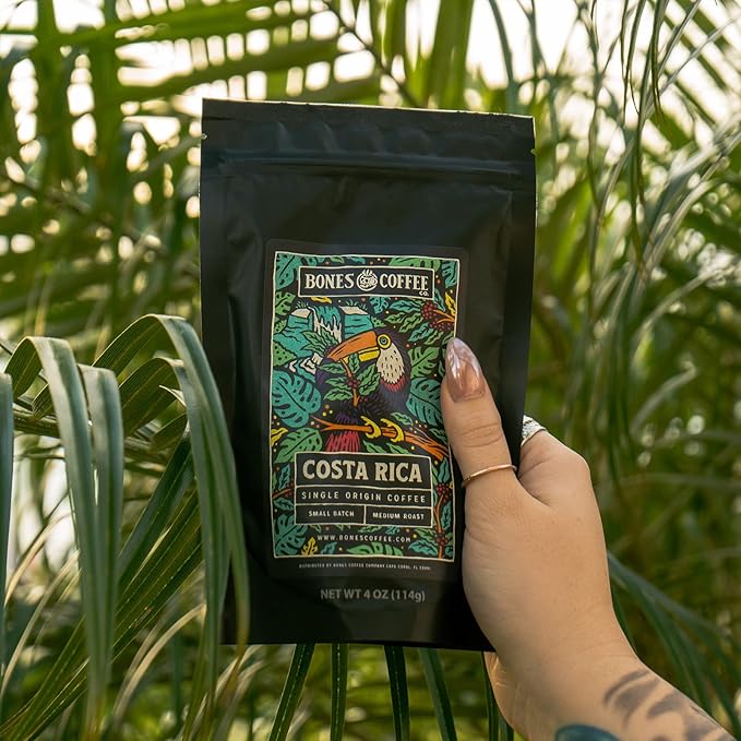 Bones Coffee Company NEW World Tour Sample Pack, Single-Origin Flavored Coffee - Image 6