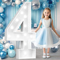 Ledido 4FT Marquee Light Up Numbers, Cool White Light Up Numbers Large Marquee by Ledido