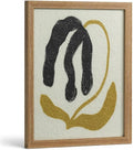 VIYYIEA Framed 3D Textured Wall Art, Handmade Paper Artwork, Modern Minimalist by VIYYIEAART