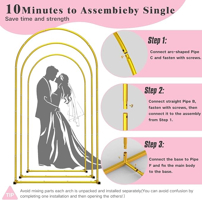 Metal Arch Backdrop Stand - Image 5