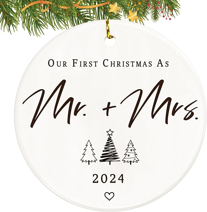 Our First Christmas Married Ornaments by Olicard