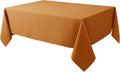Biscaynebay Fall Tablecloth Textured Fabric 60x84 Inch Rectangular, Bronze by Biscaynebay