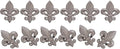 12 Piece Decorative Metal Napkin Rings by ALPHALivingHOME