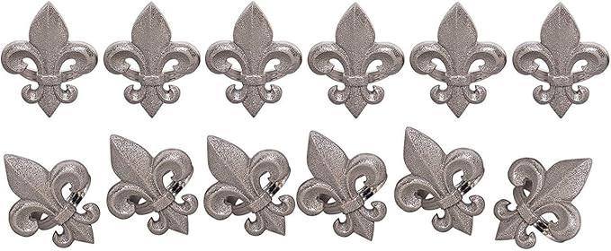 12 Piece Decorative Metal Napkin Rings by ALPHALivingHOME