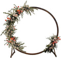 7.5FT Circle Wood Arch for Wedding Ceremony Arbor Backdrop Stand for Garden by THORISE