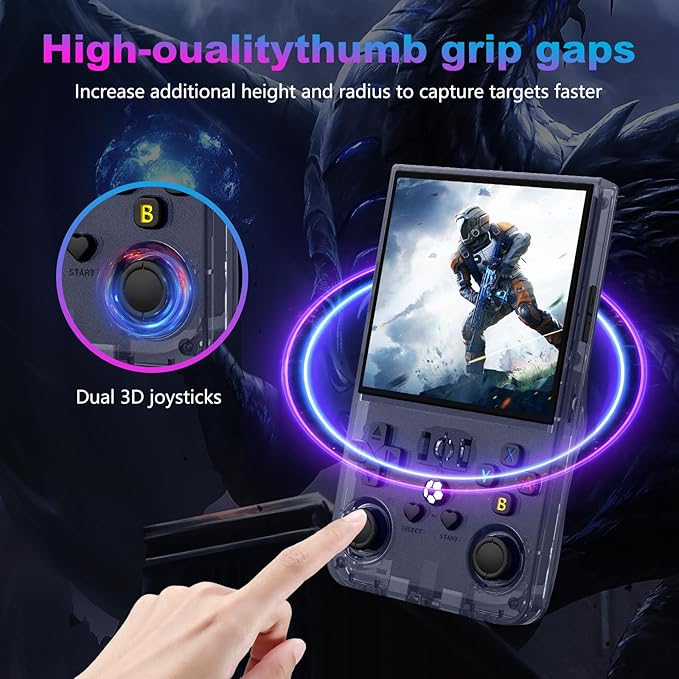 R36MAX Retro Handheld Game Console, 4.0 Inch 720x720 IPS Screen, Built-in 18 - Image 4