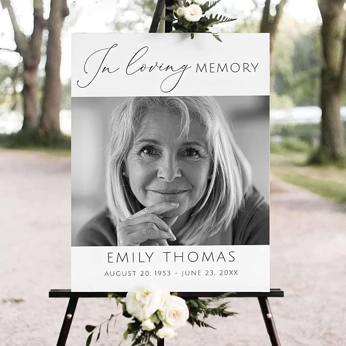 Personalized Funeral Welcome Signs, Celebration Of Life Yard Sign, Celebration - Image 2
