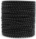 Mandala Crafts 4mm Faux Black Pearl Beads Roll by MandalaCrafts