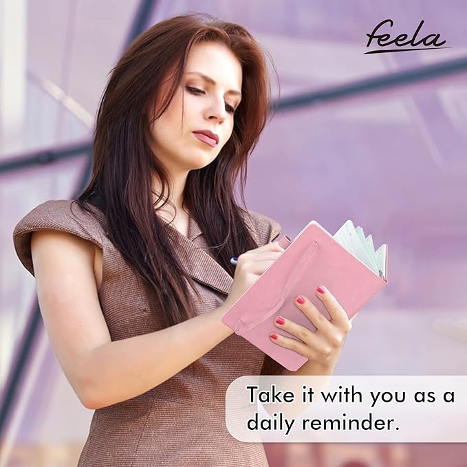 feela 5 Pack Notebooks Journals Bulk, Hardcover Notebook Classic Ruled Lined - Image 6