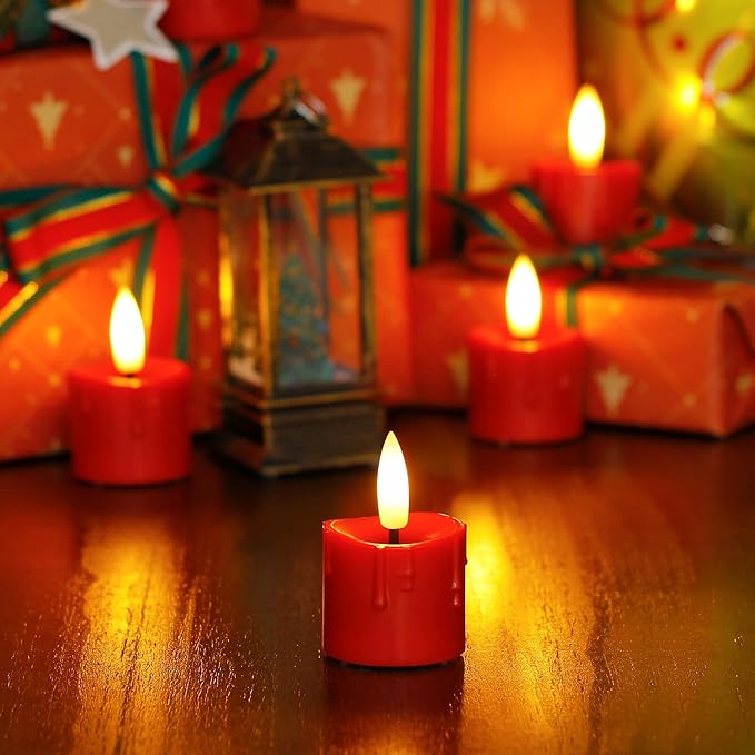 Rechargeable Flameless 1.6" x2.5" Tea Light Candles - Image 6
