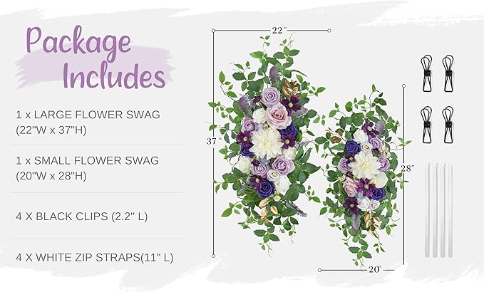 Wedding Arch Flower Kit of 2 - Image 5
